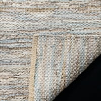 Vintage kožna zapetljana pletenica sažetak rezimene, bež, 2'3 6 '