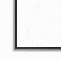 Stupell Industries slojeviti apstraktni debeli potezi četkom neutralne smeđe boje slikarstvo crno uokvireno umjetnički Print zidna umjetnost, dizajn Carol Robinson