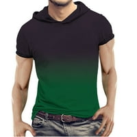 Sdjma Muška majica Vintage Striped Lagana košulja za pletenje Nova muška 3D gradijentska tiskana majica