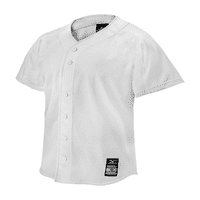 Mizuno muški elitni mrežični dres bejzbol dres, veličina ekstra veliko, bijela