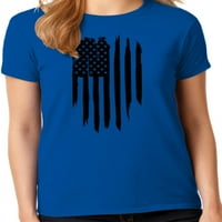 Grafička Amerika 4. srpnja Dan nezavisnosti Zastava Ženska majica