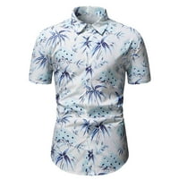 Muški ljetni Print modni havajski stil Casual kratka bluza